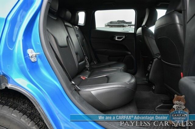 2023 Jeep Compass Trailhawk / 4X4 / Leather Trimmed Seats / Adaptive Cruise Control / Lane Departure & Blind Spot Alert / Apple CarPlay & Android Auto / USB Input / Back Up Camera / Keyless Entry & Start / 32 MPG / Low Miles / 1-Owner Wasilla AK