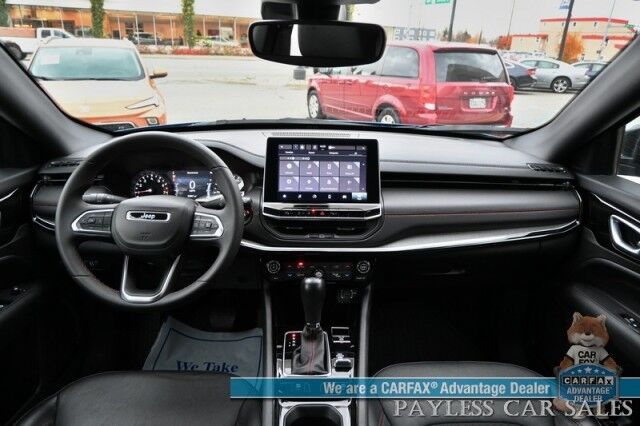 2023 Jeep Compass Trailhawk / 4X4 / Leather Trimmed Seats / Adaptive Cruise Control / Lane Departure & Blind Spot Alert / Apple CarPlay & Android Auto / USB Input / Back Up Camera / Keyless Entry & Start / 32 MPG / Low Miles / 1-Owner Wasilla AK