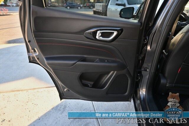 2023 Jeep Compass Trailhawk / 4X4 / Leather Trimmed Seats / Adaptive Cruise Control / Lane Departure & Blind Spot Alert / Apple CarPlay & Android Auto / USB Input / Back Up Camera / Keyless Entry & Start / 32 MPG / Low Miles / 1-Owner Anchorage AK