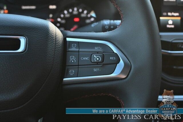 2023 Jeep Compass Trailhawk / 4X4 / Leather Trimmed Seats / Adaptive Cruise Control / Lane Departure & Blind Spot Alert / Apple CarPlay & Android Auto / USB Input / Back Up Camera / Keyless Entry & Start / 32 MPG / Low Miles / 1-Owner Anchorage AK