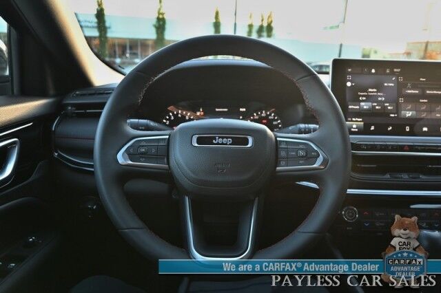 2023 Jeep Compass Trailhawk / 4X4 / Leather Trimmed Seats / Adaptive Cruise Control / Lane Departure & Blind Spot Alert / Apple CarPlay & Android Auto / USB Input / Back Up Camera / Keyless Entry & Start / 32 MPG / Low Miles / 1-Owner Anchorage AK