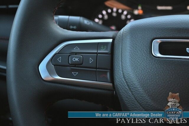 2023 Jeep Compass Trailhawk / 4X4 / Leather Trimmed Seats / Adaptive Cruise Control / Lane Departure & Blind Spot Alert / Apple CarPlay & Android Auto / USB Input / Back Up Camera / Keyless Entry & Start / 32 MPG / Low Miles / 1-Owner Anchorage AK