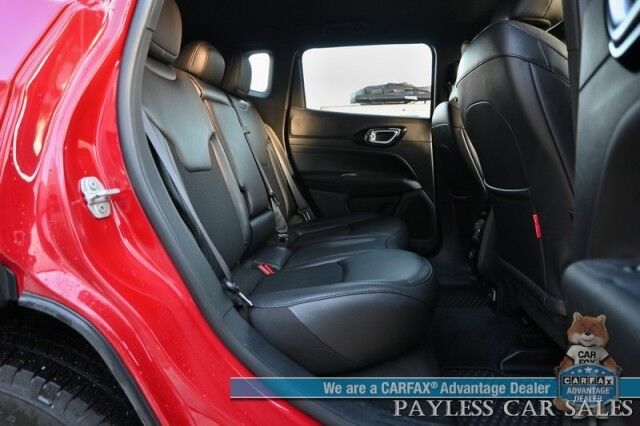 2023 Jeep Compass Trailhawk / 4X4 / Leather Trimmed Seats / Adaptive Cruise Control / Lane Departure & Blind Spot Alert / Apple CarPlay & Android Auto / USB Input / Back Up Camera / Keyless Entry & Start / 32 MPG / Low Miles / 1-Owner Anchorage AK