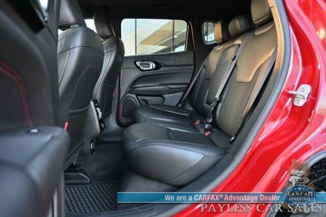 2023 Jeep Compass Trailhawk / 4X4 / Leather Trimmed Seats / Adaptive Cruise Control / Lane Departure & Blind Spot Alert / Apple CarPlay & Android Auto / USB Input / Back Up Camera / Keyless Entry & Start / 32 MPG / Low Miles / 1-Owner Anchorage AK