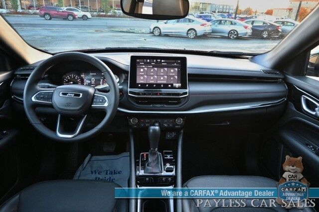 2023 Jeep Compass Trailhawk / 4X4 / Leather Trimmed Seats / Adaptive Cruise Control / Lane Departure & Blind Spot Alert / Apple CarPlay & Android Auto / USB Input / Back Up Camera / Keyless Entry & Start / 32 MPG / Low Miles / 1-Owner Anchorage AK