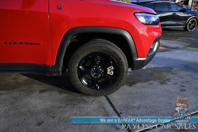 2023 Jeep Compass Trailhawk / 4X4 / Leather Trimmed Seats / Adaptive Cruise Control / Lane Departure & Blind Spot Alert / Apple CarPlay & Android Auto / USB Input / Back Up Camera / Keyless Entry & Start / 32 MPG / Low Miles / 1-Owner Anchorage AK 2023 Jeep Compass Trailhawk / 4X4 / Leather Trimmed Seats / Adaptive Cruise Control / Lane Departure & Blind Spot Alert / Apple CarPlay & Android Auto / USB Input / Back Up Camera / Keyless Entry & Start / 32 MPG / Low Miles / 1-Owner Anchorage AK