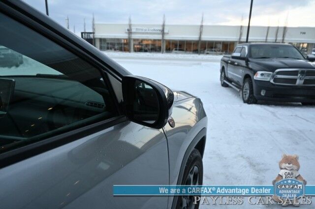 2023 Jeep Compass Trailhawk / 4X4 / Leather Trimmed Seats / Adaptive Cruise Control / Lane Departure & Blind Spot Alert / Apple CarPlay & Android Auto / USB Input / Back Up Camera / Keyless Entry & Start / 32 MPG / Low Miles / 1-Owner Anchorage AK