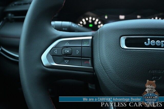 2023 Jeep Compass Trailhawk / 4X4 / Leather Trimmed Seats / Adaptive Cruise Control / Lane Departure & Blind Spot Alert / Apple CarPlay & Android Auto / USB Input / Back Up Camera / Keyless Entry & Start / 32 MPG / Low Miles / 1-Owner Anchorage AK