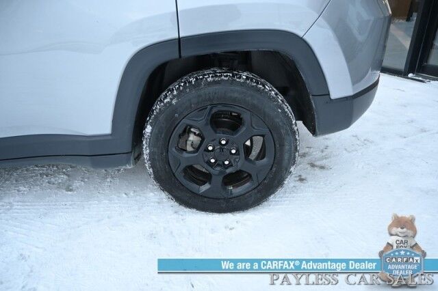 2023 Jeep Compass Trailhawk / 4X4 / Leather Trimmed Seats / Adaptive Cruise Control / Lane Departure & Blind Spot Alert / Apple CarPlay & Android Auto / USB Input / Back Up Camera / Keyless Entry & Start / 32 MPG / Low Miles / 1-Owner Anchorage AK