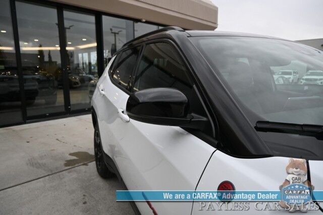 2023 Jeep Compass Trailhawk / 4X4 / Leather Trimmed Seats / Adaptive Cruise Control / Lane Departure & Blind Spot Alert / Apple CarPlay & Android Auto / USB Input / Back Up Camera / Keyless Entry & Start / 32 MPG / Low Miles / 1-Owner Anchorage AK