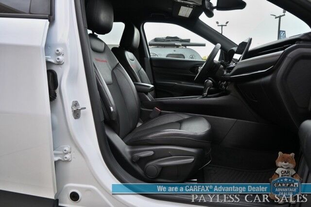 2023 Jeep Compass Trailhawk / 4X4 / Leather Trimmed Seats / Adaptive Cruise Control / Lane Departure & Blind Spot Alert / Apple CarPlay & Android Auto / USB Input / Back Up Camera / Keyless Entry & Start / 32 MPG / Low Miles / 1-Owner Anchorage AK