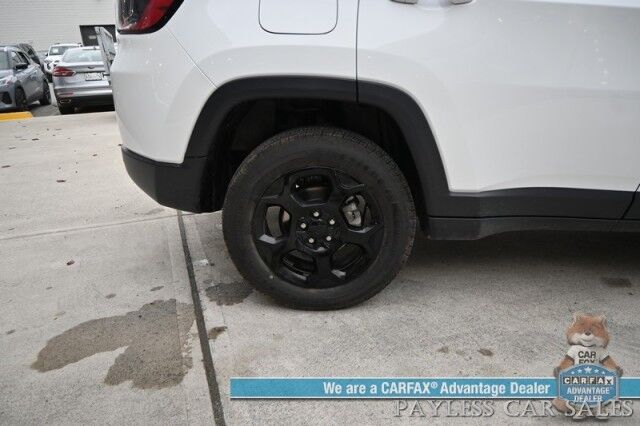 2023 Jeep Compass Trailhawk / 4X4 / Leather Trimmed Seats / Adaptive Cruise Control / Lane Departure & Blind Spot Alert / Apple CarPlay & Android Auto / USB Input / Back Up Camera / Keyless Entry & Start / 32 MPG / Low Miles / 1-Owner Anchorage AK