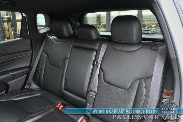 2023 Jeep Compass Trailhawk / 4X4 / Leather Trimmed Seats / Adaptive Cruise Control / Lane Departure & Blind Spot Alert / Apple CarPlay & Android Auto / USB Input / Back Up Camera / Keyless Entry & Start / 32 MPG / Low Miles / 1-Owner Anchorage AK