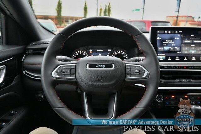 2023 Jeep Compass Trailhawk / 4X4 / Leather Trimmed Seats / Adaptive Cruise Control / Lane Departure & Blind Spot Alert / Apple CarPlay & Android Auto / USB Input / Back Up Camera / Keyless Entry & Start / 32 MPG / Low Miles / 1-Owner Anchorage AK