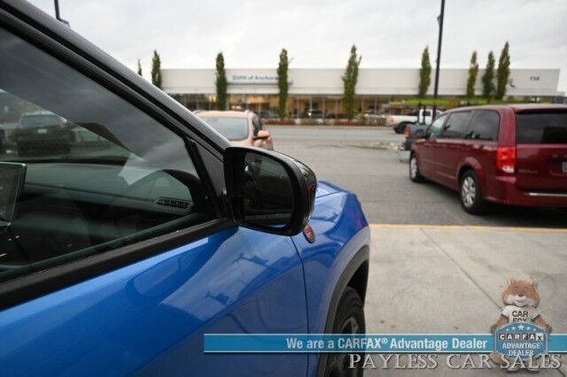2023 Jeep Compass Trailhawk / 4X4 / Leather Trimmed Seats / Adaptive Cruise Control / Lane Departure & Blind Spot Alert / Apple CarPlay & Android Auto / USB Input / Back Up Camera / Keyless Entry & Start / 32 MPG / Low Miles / 1-Owner Anchorage AK