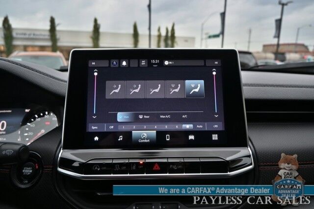 2023 Jeep Compass Trailhawk / 4X4 / Leather Trimmed Seats / Adaptive Cruise Control / Lane Departure & Blind Spot Alert / Apple CarPlay & Android Auto / USB Input / Back Up Camera / Keyless Entry & Start / 32 MPG / Low Miles / 1-Owner Anchorage AK