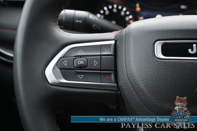 2023 Jeep Compass Trailhawk / 4X4 / Leather Trimmed Seats / Adaptive Cruise Control / Lane Departure & Blind Spot Alert / Apple CarPlay & Android Auto / USB Input / Back Up Camera / Keyless Entry & Start / 32 MPG / Low Miles / 1-Owner Anchorage AK