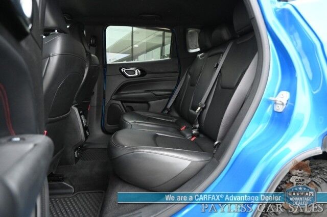 2023 Jeep Compass Trailhawk / 4X4 / Leather Trimmed Seats / Adaptive Cruise Control / Lane Departure & Blind Spot Alert / Apple CarPlay & Android Auto / USB Input / Back Up Camera / Keyless Entry & Start / 32 MPG / Low Miles / 1-Owner Anchorage AK