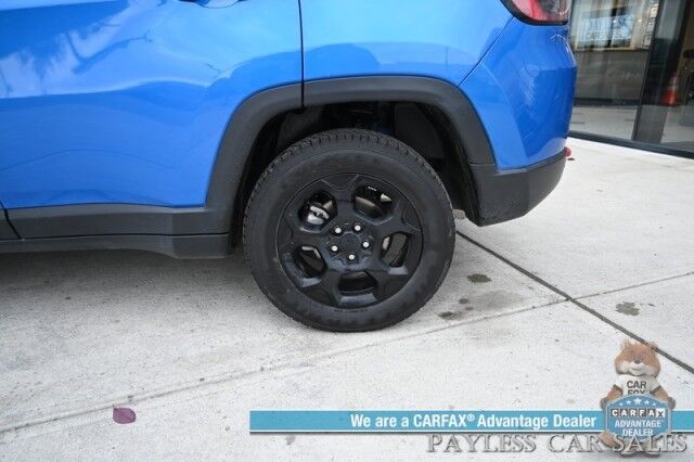 2023 Jeep Compass Trailhawk / 4X4 / Leather Trimmed Seats / Adaptive Cruise Control / Lane Departure & Blind Spot Alert / Apple CarPlay & Android Auto / USB Input / Back Up Camera / Keyless Entry & Start / 32 MPG / Low Miles / 1-Owner Anchorage AK