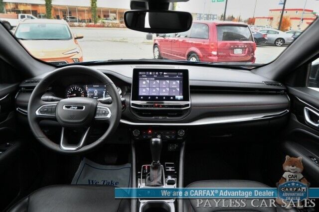 2023 Jeep Compass Trailhawk / 4X4 / Leather Trimmed Seats / Adaptive Cruise Control / Lane Departure & Blind Spot Alert / Apple CarPlay & Android Auto / USB Input / Back Up Camera / Keyless Entry & Start / 32 MPG / Low Miles / 1-Owner Anchorage AK