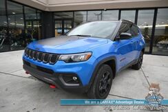 2023_Jeep_Compass_Trailhawk / 4X4 / Leather Trimmed Seats / Adaptive Cruise Control / Lane Departure & Blind Spot Alert / Apple CarPlay & Android Auto / USB Input / Back Up Camera / Keyless Entry & Start / 32 MPG / Low Miles / 1-Owner_ Anchorage AK
