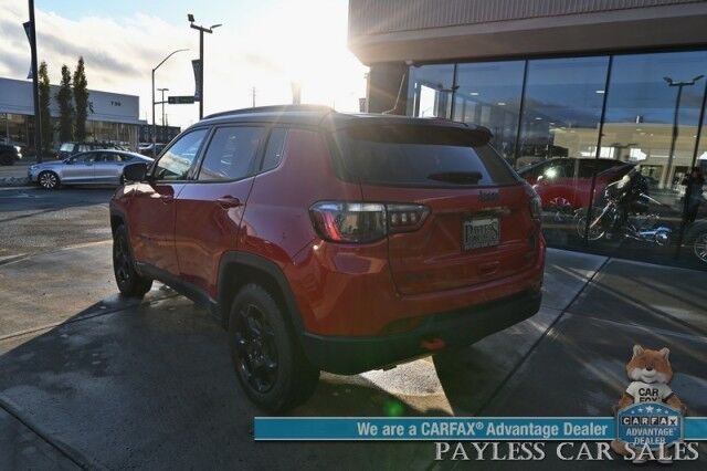 2023 Jeep Compass Trailhawk / 4X4 / Leather Trimmed Seats / Adaptive Cruise Control / Lane Departure & Blind Spot Alert / Apple CarPlay & Android Auto / USB Input / Back Up Camera / Keyless Entry & Start / 32 MPG / Low Miles / 1-Owner Anchorage AK 2023 Jeep Compass Trailhawk / 4X4 / Leather Trimmed Seats / Adaptive Cruise Control / Lane Departure & Blind Spot Alert / Apple CarPlay & Android Auto / USB Input / Back Up Camera / Keyless Entry & Start / 32 MPG / Low Miles / 1-Owner Anchorage AK