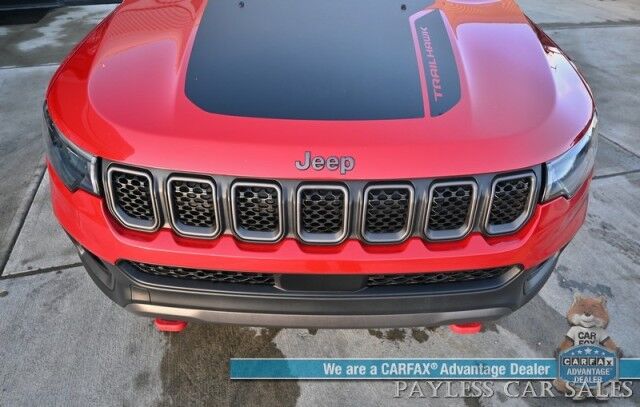 2023 Jeep Compass Trailhawk / 4X4 / Leather Trimmed Seats / Adaptive Cruise Control / Lane Departure & Blind Spot Alert / Apple CarPlay & Android Auto / USB Input / Back Up Camera / Keyless Entry & Start / 32 MPG / Low Miles / 1-Owner Anchorage AK 2023 Jeep Compass Trailhawk / 4X4 / Leather Trimmed Seats / Adaptive Cruise Control / Lane Departure & Blind Spot Alert / Apple CarPlay & Android Auto / USB Input / Back Up Camera / Keyless Entry & Start / 32 MPG / Low Miles / 1-Owner Anchorage AK
