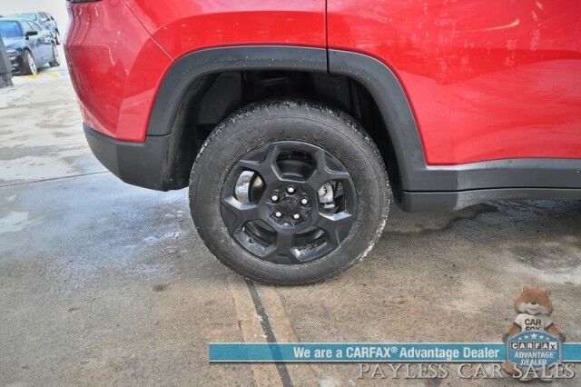 2023 Jeep Compass Trailhawk / 4X4 / Leather Trimmed Seats / Adaptive Cruise Control / Lane Departure & Blind Spot Alert / Apple CarPlay & Android Auto / USB Input / Back Up Camera / Keyless Entry & Start / 32 MPG / Low Miles / 1-Owner Anchorage AK