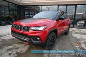 2023 Jeep Compass Trailhawk / 4X4 / Leather Trimmed Seats / Adaptive Cruise Control / Lane Departure & Blind Spot Alert / Apple CarPlay & Android Auto / USB Input / Back Up Camera / Keyless Entry & Start / 32 MPG / Low Miles / 1-Owner