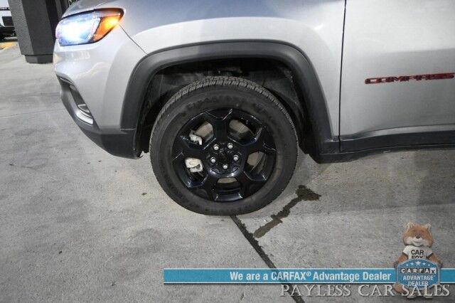 2023 Jeep Compass Trailhawk / 4X4 / Leather Trimmed Seats / Adaptive Cruise Control / Lane Departure & Blind Spot Alert / Apple CarPlay & Android Auto / USB Input / Back Up Camera / Keyless Entry & Start / 32 MPG / Low Miles / 1-Owner Anchorage AK