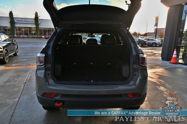 2023 Jeep Compass Trailhawk / 4X4 / Leather Trimmed Seats / Adaptive Cruise Control / Lane Departure & Blind Spot Alert / Apple CarPlay & Android Auto / USB Input / Back Up Camera / Keyless Entry & Start / 32 MPG / Low Miles / 1-Owner Anchorage AK 2023 Jeep Compass Trailhawk / 4X4 / Leather Trimmed Seats / Adaptive Cruise Control / Lane Departure & Blind Spot Alert / Apple CarPlay & Android Auto / USB Input / Back Up Camera / Keyless Entry & Start / 32 MPG / Low Miles / 1-Owner Anchorage AK