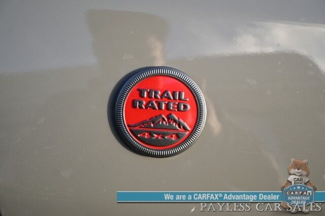 2023 Jeep Compass Trailhawk / 4X4 / Leather Trimmed Seats / Adaptive Cruise Control / Lane Departure & Blind Spot Alert / Apple CarPlay & Android Auto / USB Input / Back Up Camera / Keyless Entry & Start / 32 MPG / Low Miles / 1-Owner Anchorage AK