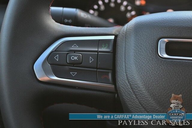 2023 Jeep Compass Trailhawk / 4X4 / Leather Trimmed Seats / Adaptive Cruise Control / Lane Departure & Blind Spot Alert / Apple CarPlay & Android Auto / USB Input / Back Up Camera / Keyless Entry & Start / 32 MPG / Low Miles / 1-Owner Anchorage AK