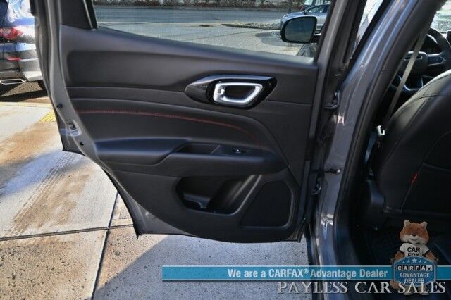 2023 Jeep Compass Trailhawk / 4X4 / Leather Trimmed Seats / Adaptive Cruise Control / Lane Departure & Blind Spot Alert / Apple CarPlay & Android Auto / USB Input / Back Up Camera / Keyless Entry & Start / 32 MPG / Low Miles / 1-Owner Anchorage AK