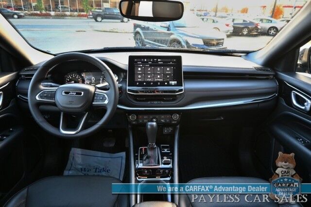 2023 Jeep Compass Trailhawk / 4X4 / Leather Trimmed Seats / Adaptive Cruise Control / Lane Departure & Blind Spot Alert / Apple CarPlay & Android Auto / USB Input / Back Up Camera / Keyless Entry & Start / 32 MPG / Low Miles / 1-Owner Anchorage AK