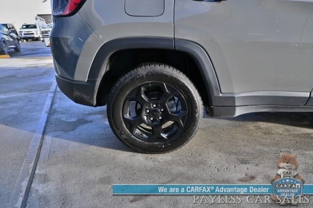 2023 Jeep Compass Trailhawk / 4X4 / Leather Trimmed Seats / Adaptive Cruise Control / Lane Departure & Blind Spot Alert / Apple CarPlay & Android Auto / USB Input / Back Up Camera / Keyless Entry & Start / 32 MPG / Low Miles / 1-Owner Anchorage AK