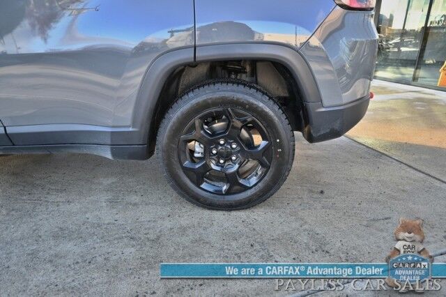2023 Jeep Compass Trailhawk / 4X4 / Leather Trimmed Seats / Adaptive Cruise Control / Lane Departure & Blind Spot Alert / Apple CarPlay & Android Auto / USB Input / Back Up Camera / Keyless Entry & Start / 32 MPG / Low Miles / 1-Owner Anchorage AK