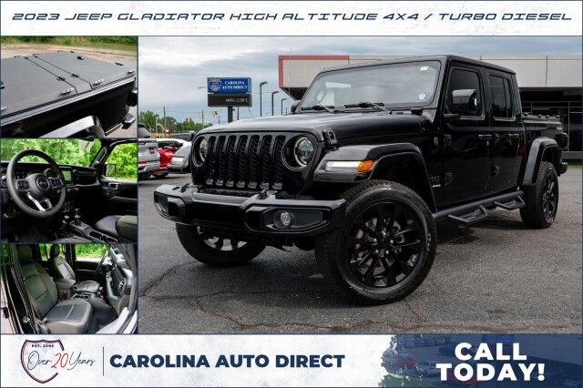 2023 Jeep Gladiator High Altitude 4X4 / Turbo Diesel / Nappa Leather!