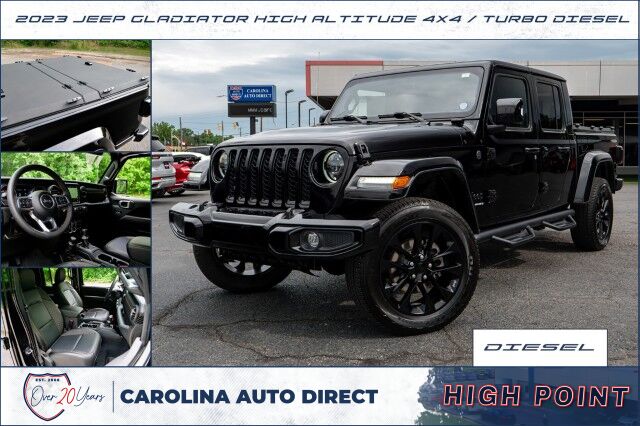 2023 Jeep Gladiator High Altitude 4X4 / Turbo Diesel / Nappa Leather!