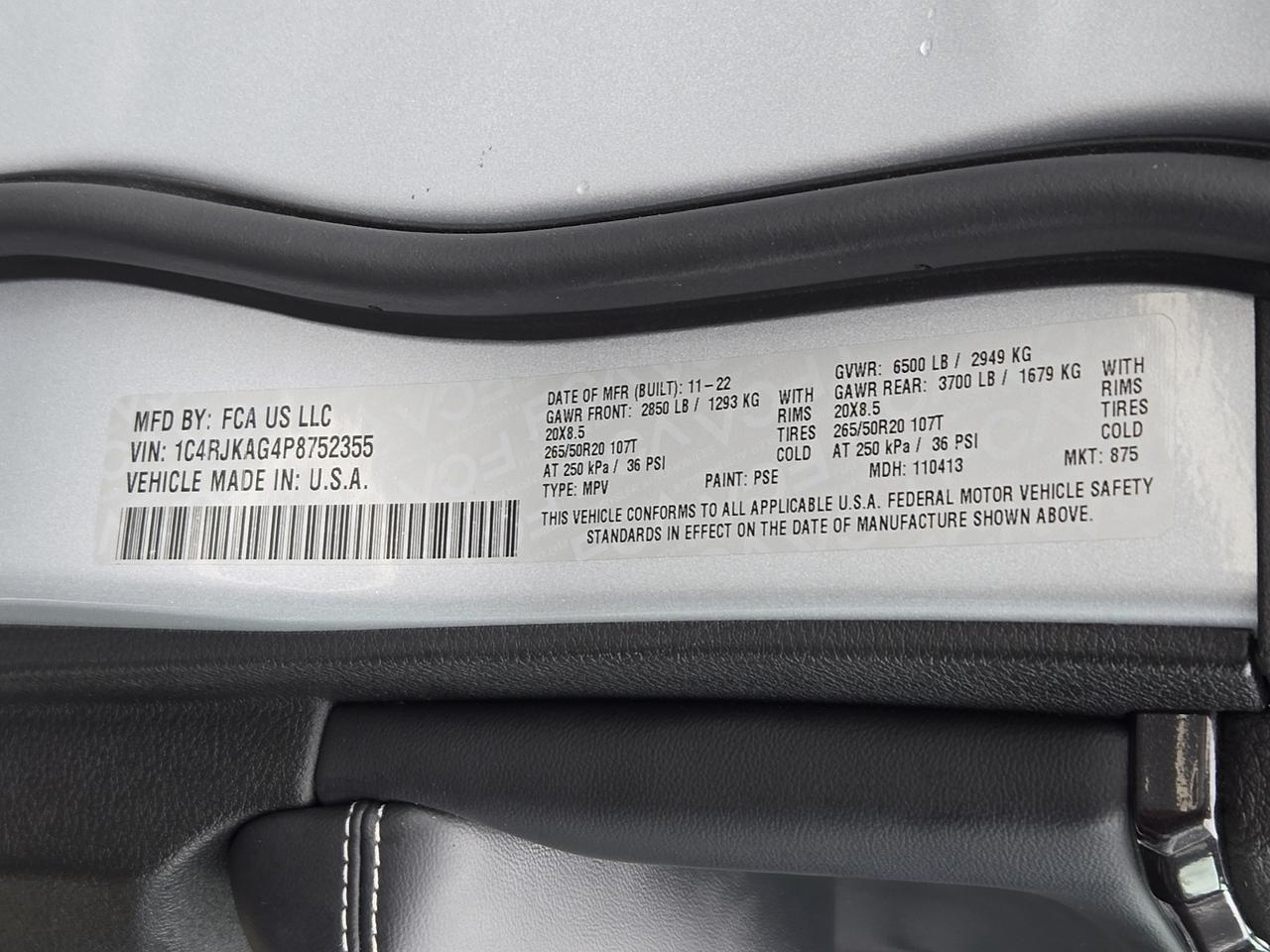 2023 Jeep Grand Cherokee L Altitude 4x4 Vineland NJ