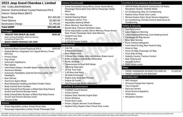 2023 Jeep Grand Cherokee L Limited Raleigh NC