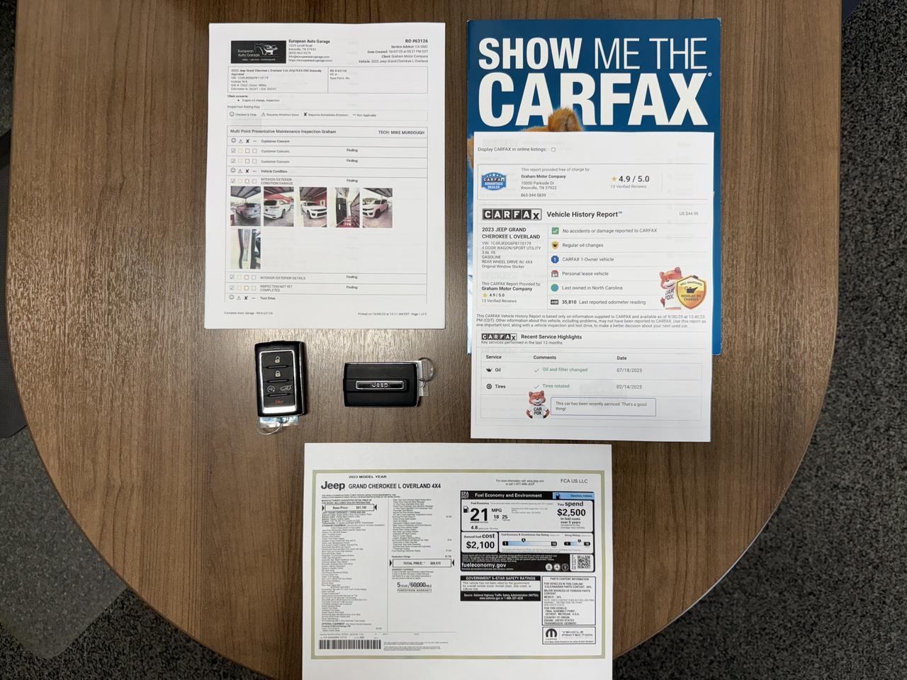 2023 Jeep Grand Cherokee L Overland Knoxville TN