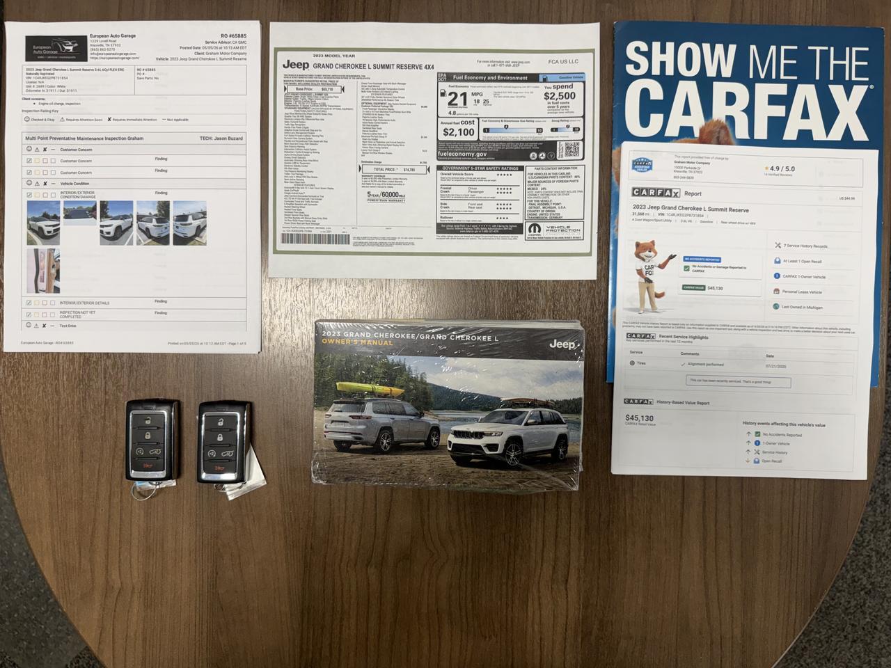 2023 Jeep Grand Cherokee L Summit Reserve Knoxville TN