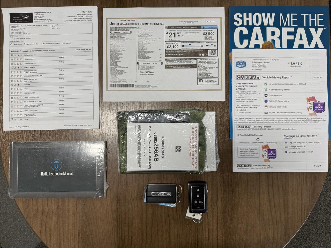 2023 Jeep Grand Cherokee L Summit Reserve Knoxville TN