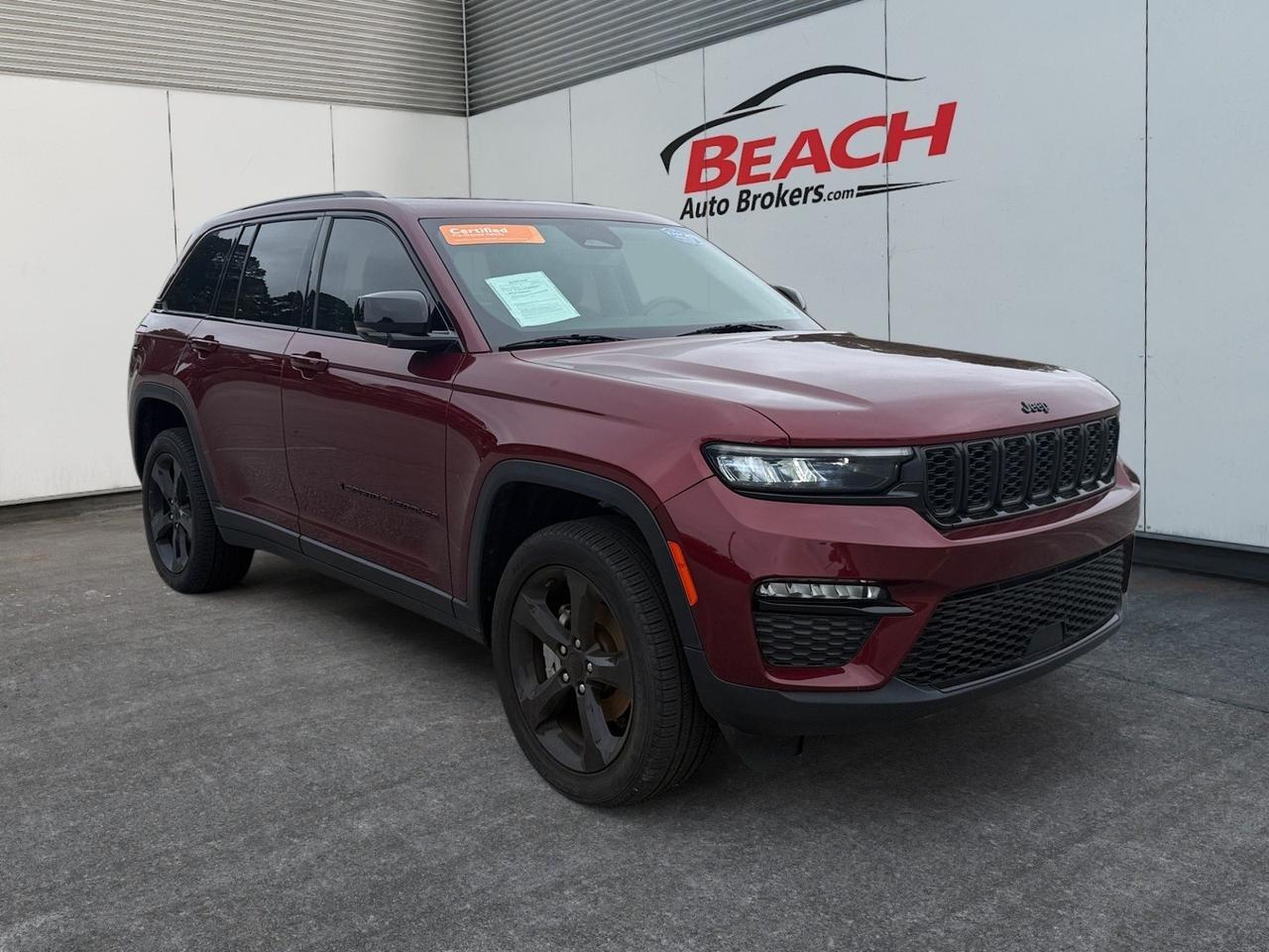 2023 Jeep Grand Cherokee LIMTIED, 4X4, MEMORY SEATS, HEATED FRONT AND REAR SEATS, ALPINE SOUND SYSTEM, ANDROID AUTO/ APPLE CARPLAY, REMOTE START, KEYLESS START AND ENTRY, CLEAN CARFAX 1 OWNER, ONLY 30K MILES, THIS SUV IS AS CLEAN AS THEY COME, GRAB THEY KEYS! Norfolk VA