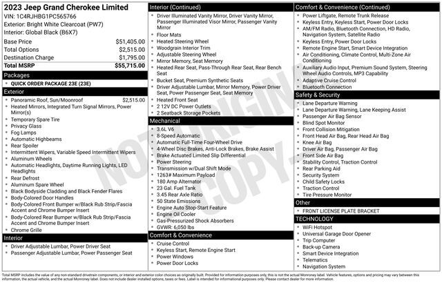 2023 Jeep Grand Cherokee Limited Raleigh NC