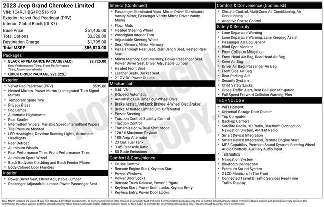 2023 Jeep Grand Cherokee Limited Raleigh NC