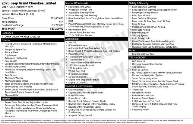 2023 Jeep Grand Cherokee Limited Raleigh NC