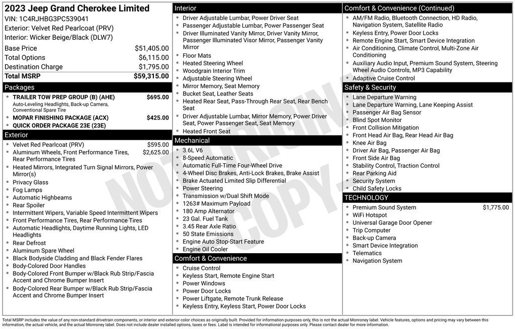 2023 Jeep Grand Cherokee Limited
