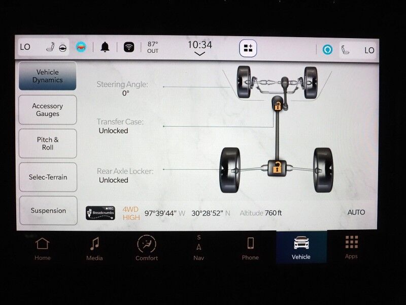 2023 Jeep Grand Cherokee Overland 4WD *NAVIGATION, ADAPTIVE CRUISE, SAFETY ALERTS, BACKUP-CAMERA, COLOR TOUCHSCREEN, PSNGR DISPLAY, PANORAMA MOONROOF, NAPPA LEATHER, CLIMATE SEATS, HTD STEERING, MCINTOSH AUDIO, ANDROID & APPLE Round Rock TX